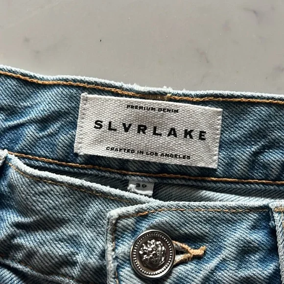 SLVRLAKE straight high rise jeans